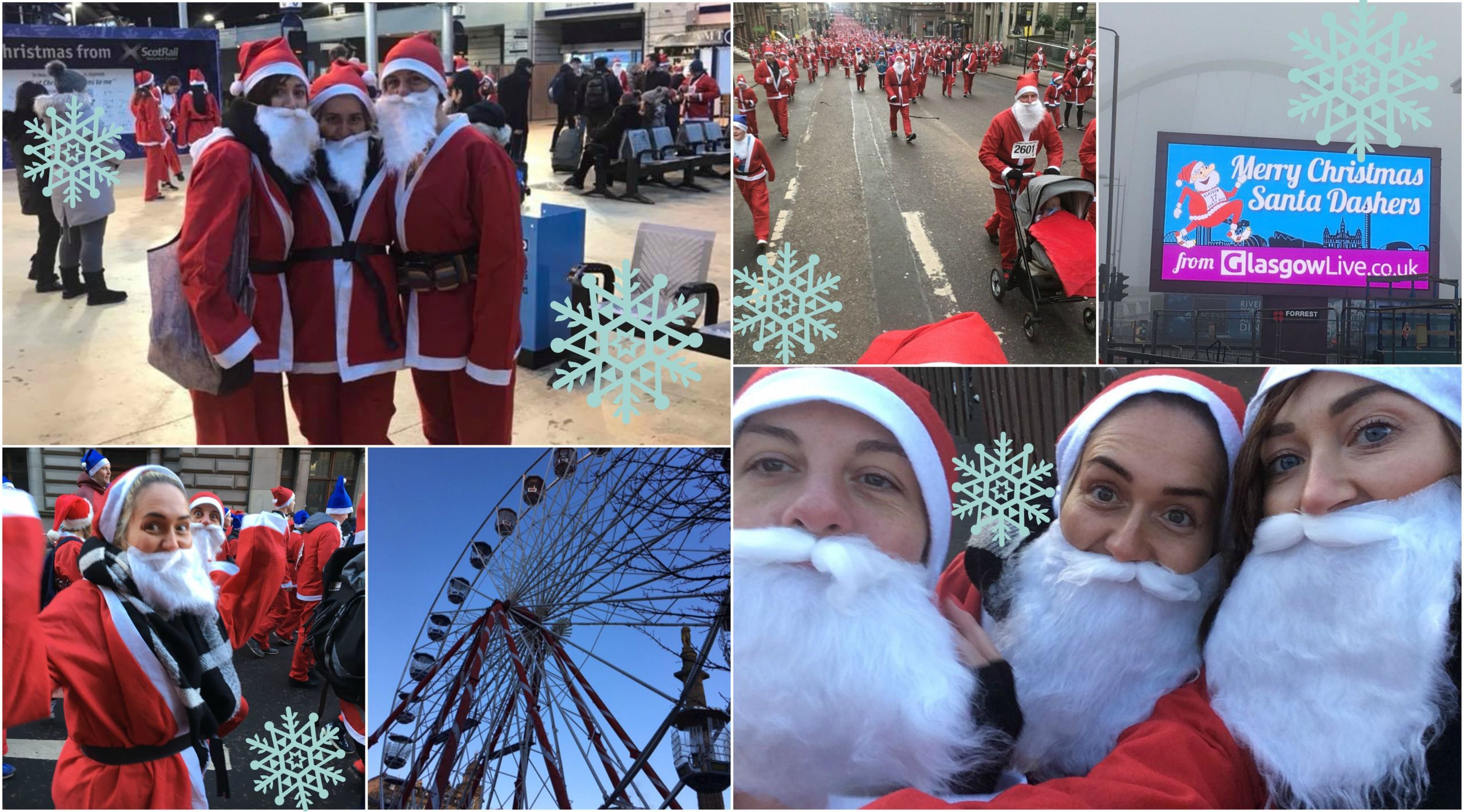 Glasgow Santa Dash Complete